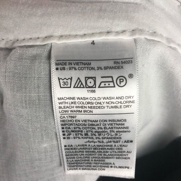 Old Navy 3" Solid Black Shorts size 4 - Picture 4 of 5